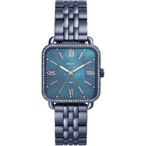 Bracelet de montre Fossil ES4290 Acier inoxydable Bleu 18mm